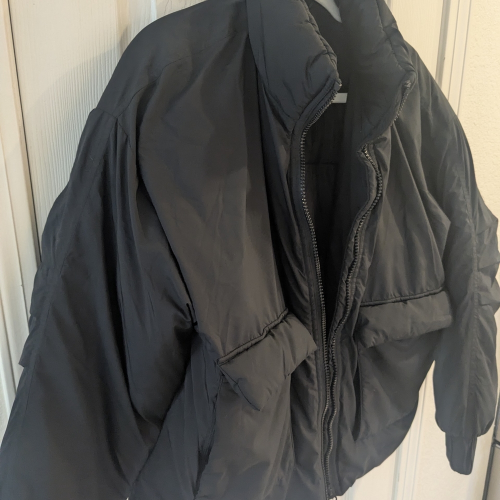 Fabletics Black Puffer Jacket - image 3